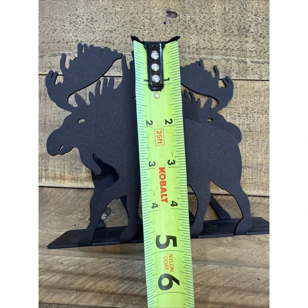 Moose Metal Black Napkin Holder Rustic Cabin Core